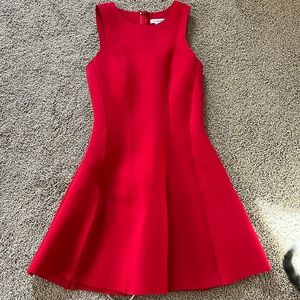 glamorous size s red dress